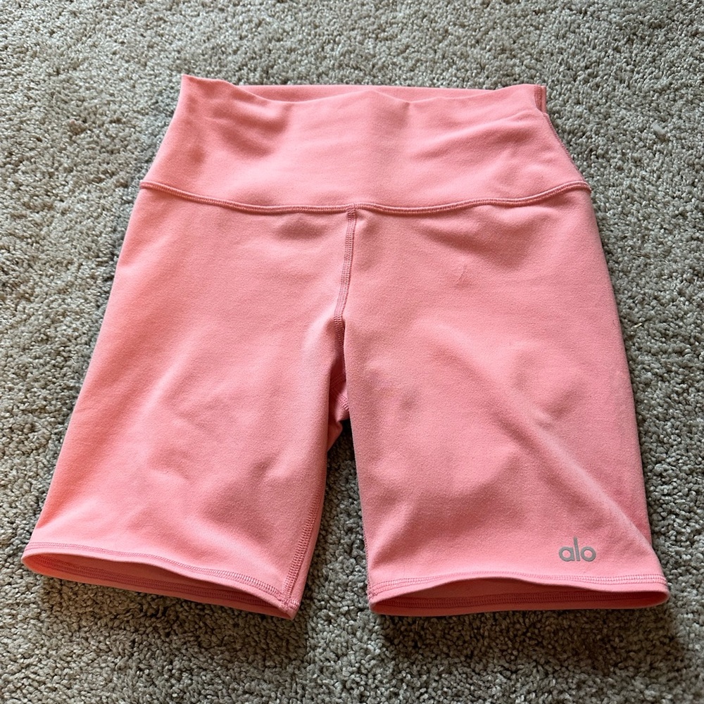 ALO Yoga Pink Bike Shorts